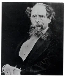 Charles Dickens (1812-70) około pięćdziesiątki, sfotografowany przez Mason und Co., ok. 1862